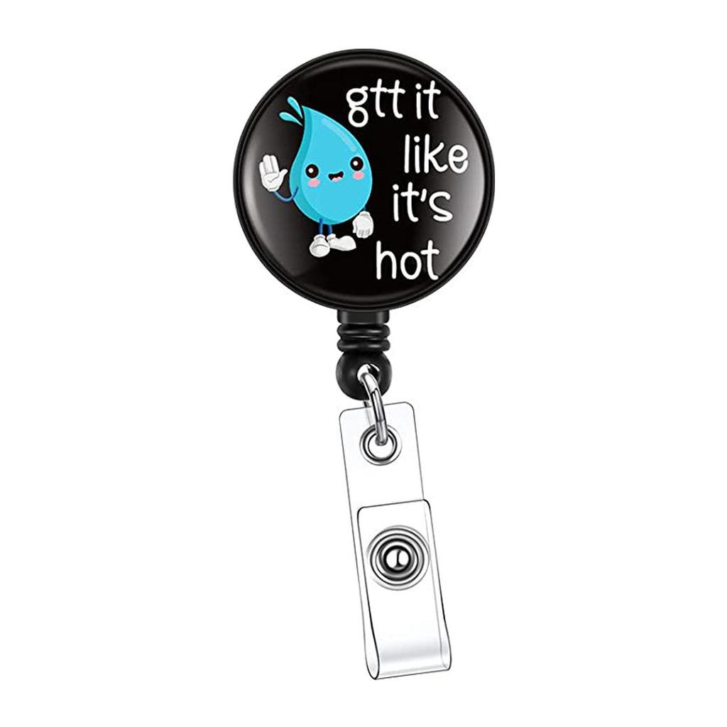 Мультяшная медицинская выдвижная пряжка, лицензия на работу для врача и медсестры, креативный ремешок, легко вытягиваемая пряжка, сертификат, фирменное наименование