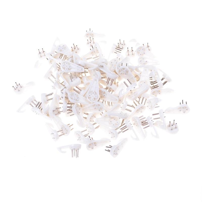 20 шт. Белый пластиковый невидимый настенный крючок-подвес для фоторамки ARI