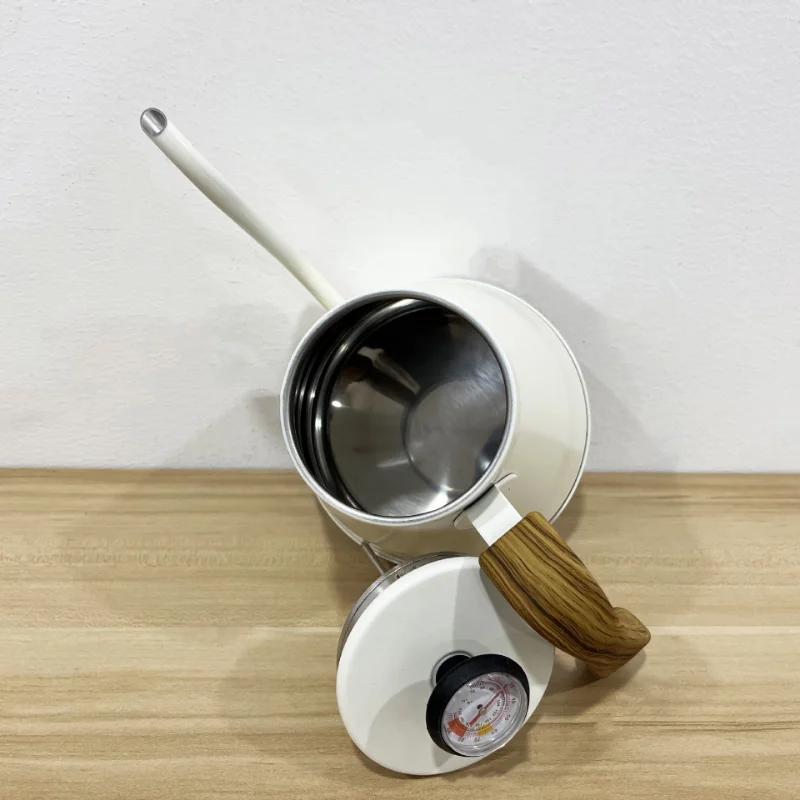 Stainless Coffee Maker Gooseneck Kettle Goose Beak Kettles Hand Drip Kettle Accessories Coffee Kettle with Thermometer