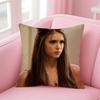 KKatherine Pierce Hit TV Drama Cushion Cover Pillowcase Short Plush Invisible zipper Room Sofa Cushion Cover