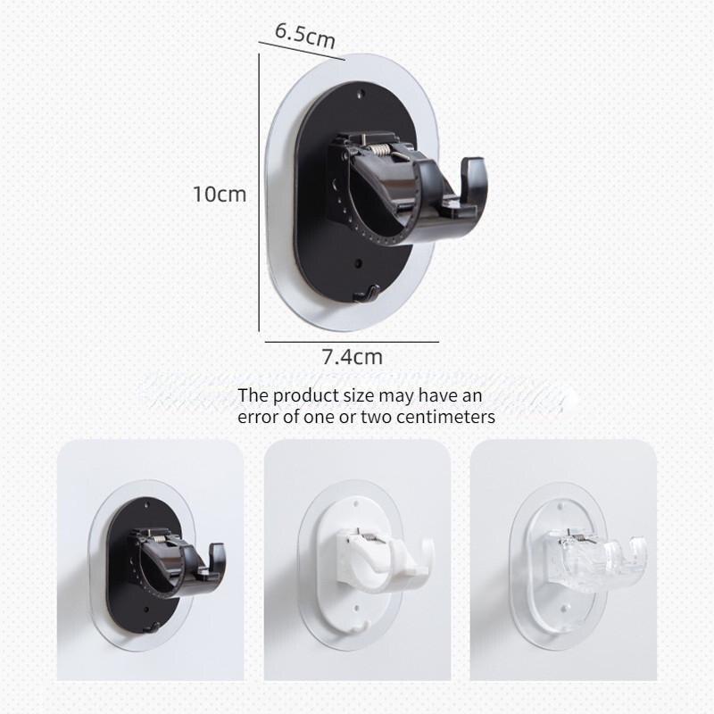 2 шт. Самоклеящиеся крючки Неперфорированные зажимы для карниза Крючки Вешалки для карниза для душа Бытовые фиксирующие зажимы-вешалки