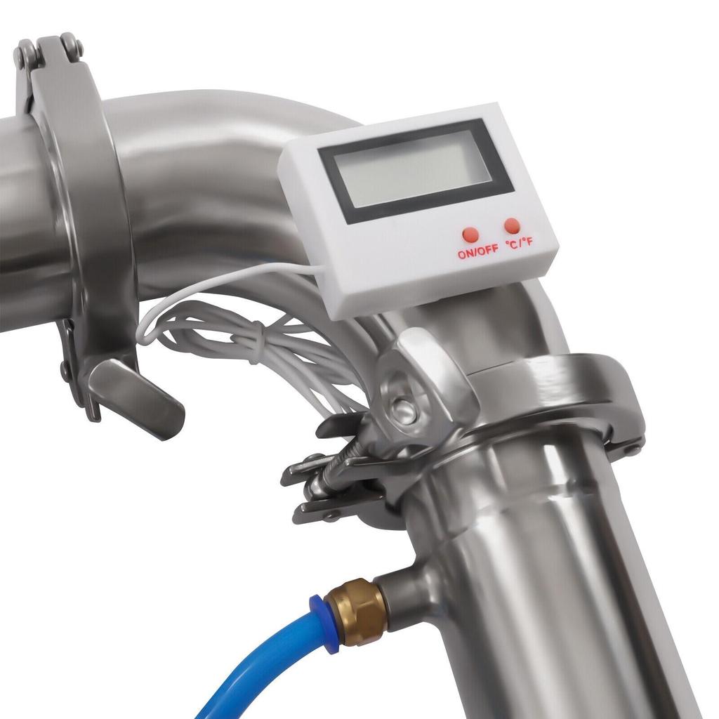 2-дюймовая колонна для перегонки самогона из нержавеющей стали, инструмент для виноделия, трубчатая дистилляционная башня, сетчатое пивоваренное оборудование