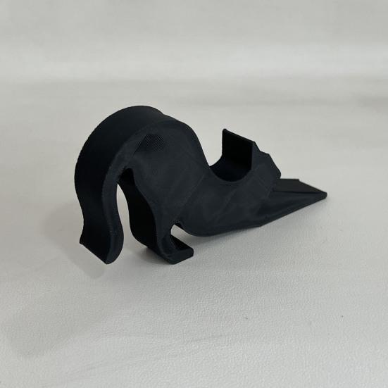 Растянутый кошачий стопор для двери клин противоскользящий ветрозащитный без сверления противоударный ковер плитка бетонный деревянный пол черный белый котенок декоративный