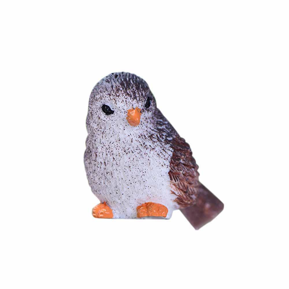 Bird Animal Mini Figurine Cute Simulation Model DIY Landscape Garden Ornament