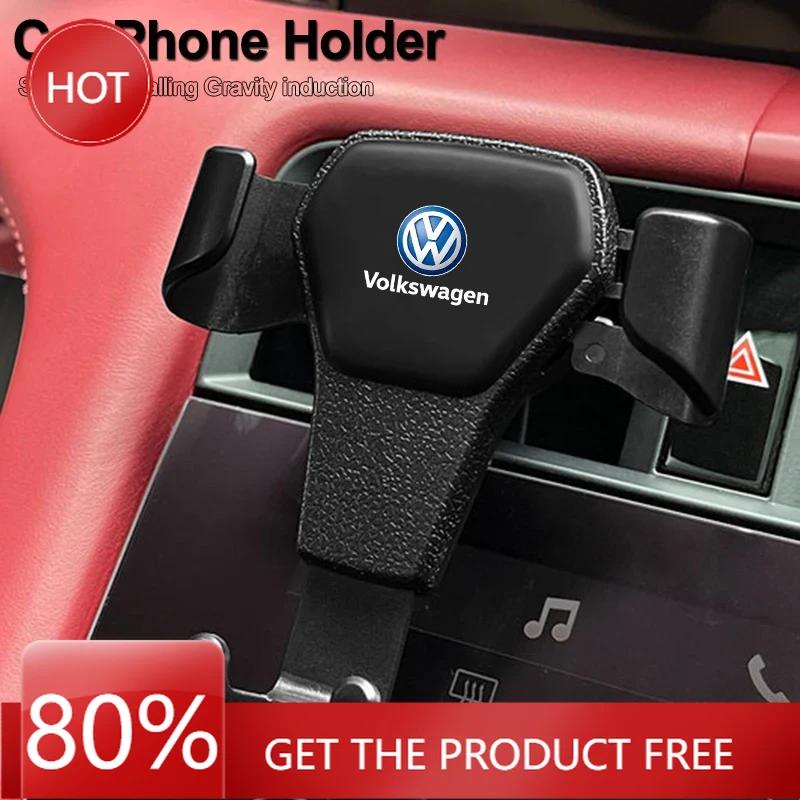 2025 Hot Gravity Car Phone Holder Air Vent GPS Stand Accessories For Volkswagen VW Tiguan Passat Golf Polo Touareg Transporter G