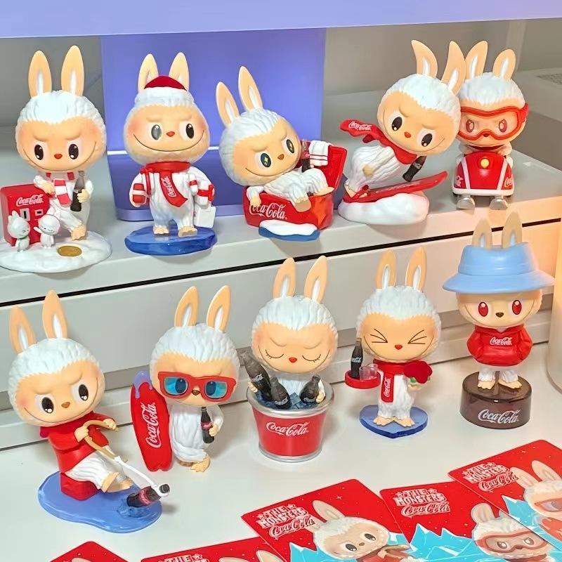 POPMART Монстры Coca-Cola Лабубу Фигурка Сюрприз-бокс Подарок