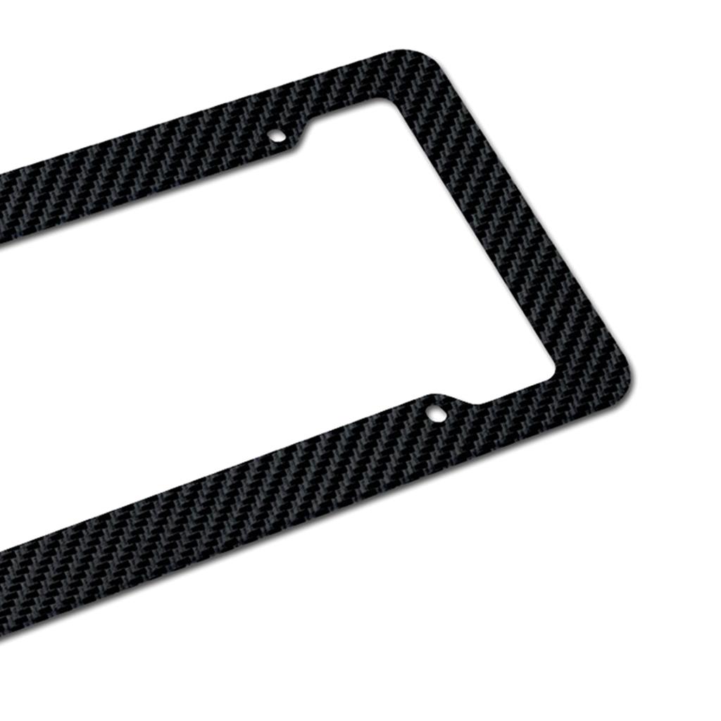 Carbon Fiber License Plate Frame, Carbon Fiber Holder, Car Tag Cover Universal License Plate Frames for Car Truck