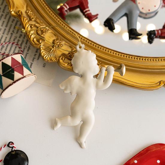 Рождественский кулон Изысканный Санта-Клаус Солдат Ангел Форма Рождественская елка Подвеска для праздничного украшения