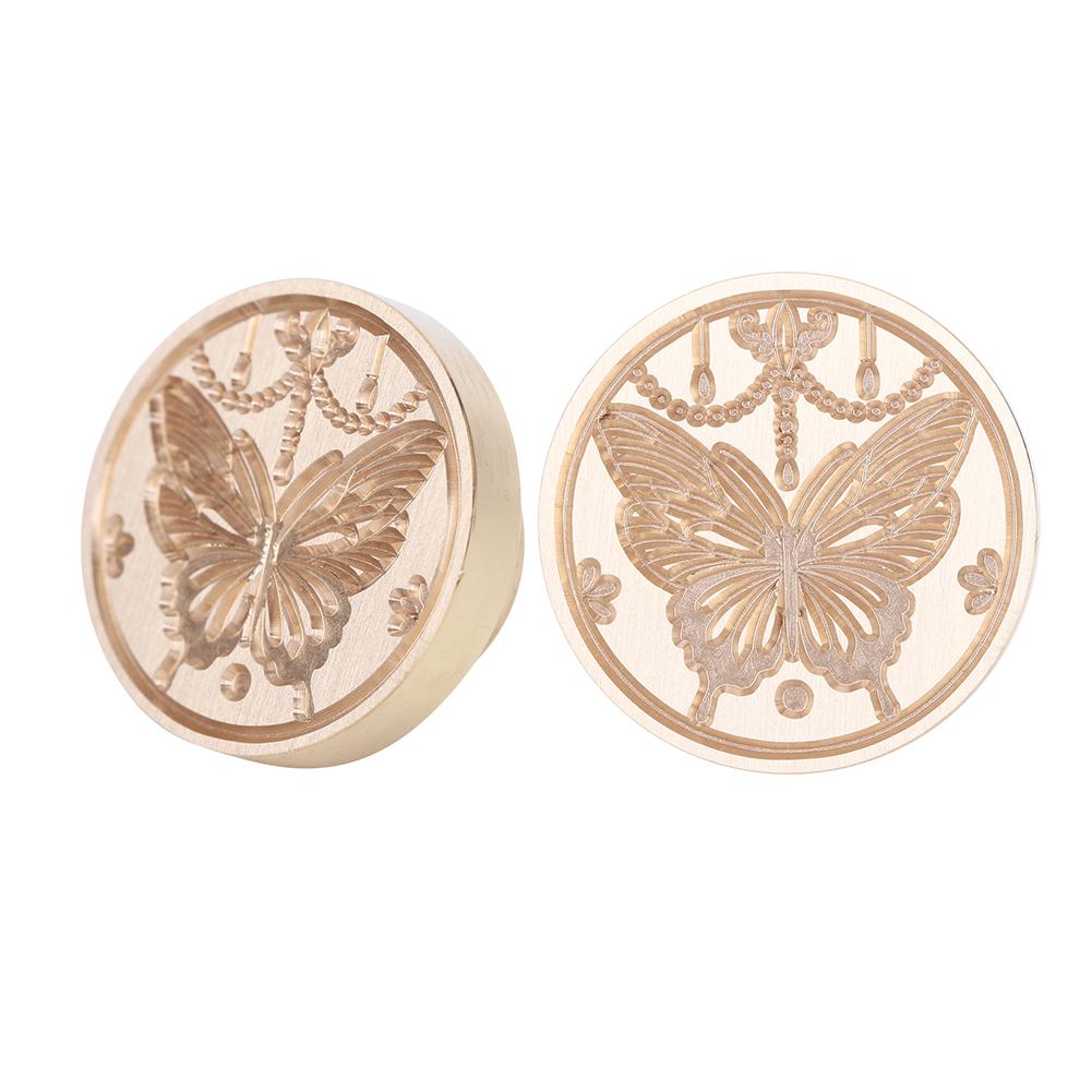 25 мм круглая ретро печать сургучная печать голова павлина бабочка запечатывающие штампы для свадебных приглашений украшения визитная карточка