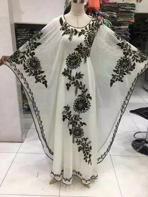 Жоржетт Стильное платье Исламский кафтан Дубай Фараша Марокканский кафтан Абая