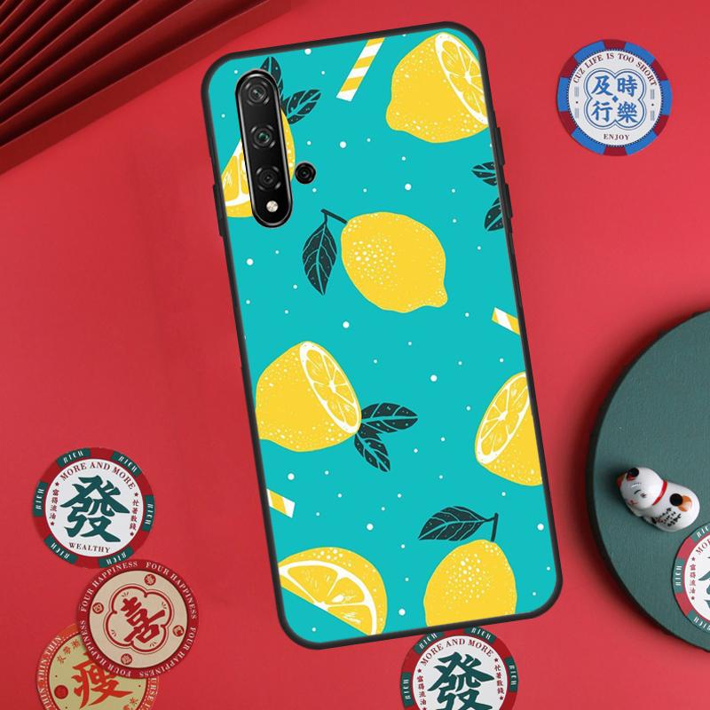 Фрукты Лимон Для Huawei Nova 5T 9 10 SE 7i 8i 11i 12i Y73 Y72 Y61 Y91 Y60 Y70 Y90 P20 P30 P40 Lite Чехол