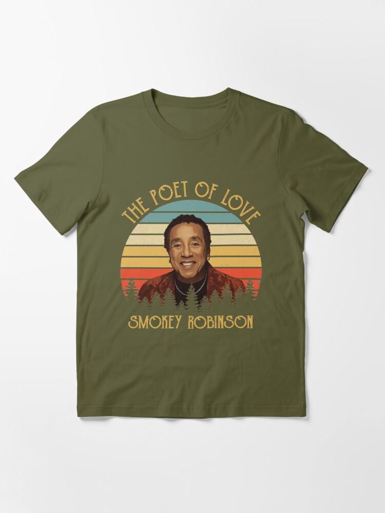 Smokey Robinson Vintage Smokey music Robinson - The Poet Of Love Essential T-Shirt