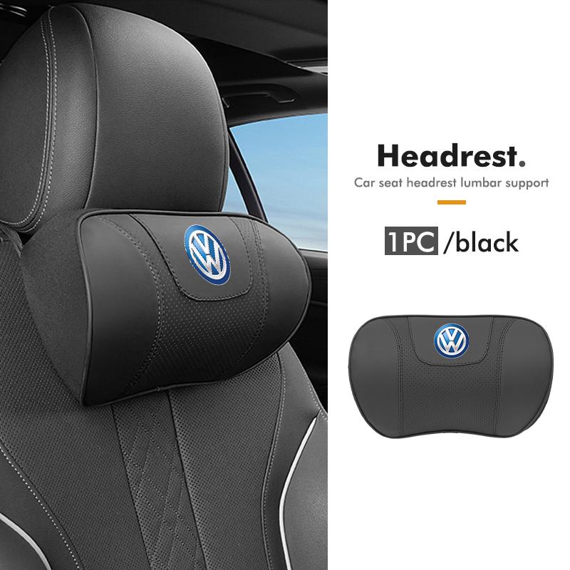 Hub Caps For Volkswagen VW Car Headrest Lumbar Support Memory Cotton Fatigue Relief Cushion Scirocco Jetta Beetle Golf 4 5 6 Pas