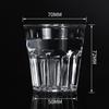 Fangcaodi Disposable Octagonal Hard Plastic Cups