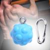 Pull Up Ball Pinch Block with Strengthening Carabiners, Power Grips for Back, Upper Body
