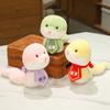 Adorable Plush Snake Soft Toy With Cute Bowtie Design Perfect For Kids And Collectors