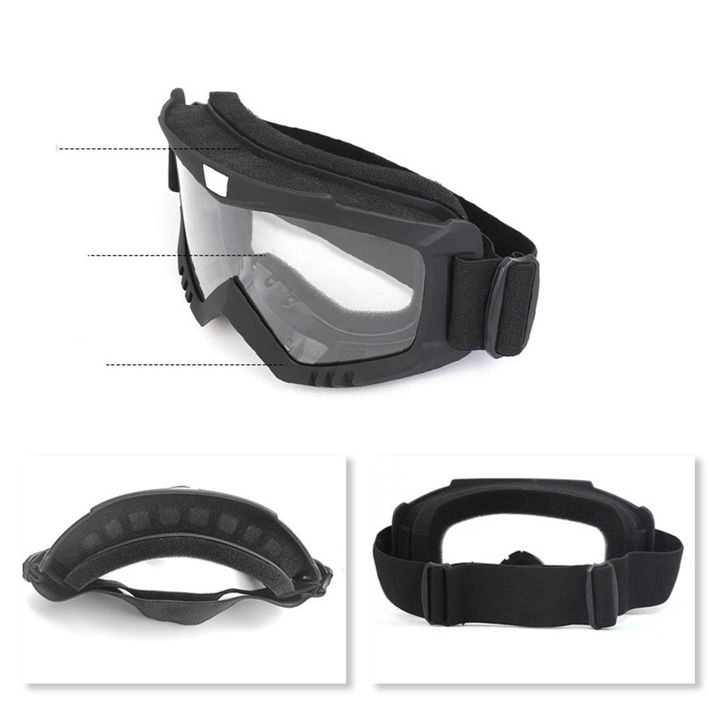 Мотоциклетные защитные механизмы Гибкий крестовый шлем Маска для лица Очки для мотокросса ATV Dirt Bike UTV Очки Шестерни Очки Лыжные очки