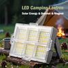 Солнечный рабочий свет, 150 светодиодных портативных прожекторов со стойкой, 4 режима, водонепроницаемая перезаряжаемая уличная лампа для строительной площадки, кемпинга