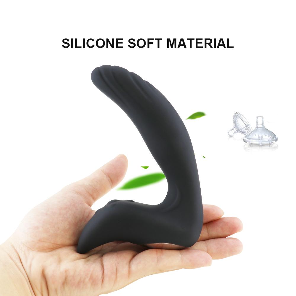 Prostate Massager Anal Vibrator 10 Modes Delay Ejaculation G Spot Stimulation Butt Plug Vibrating Dildo Sex Toy for Adult Couple