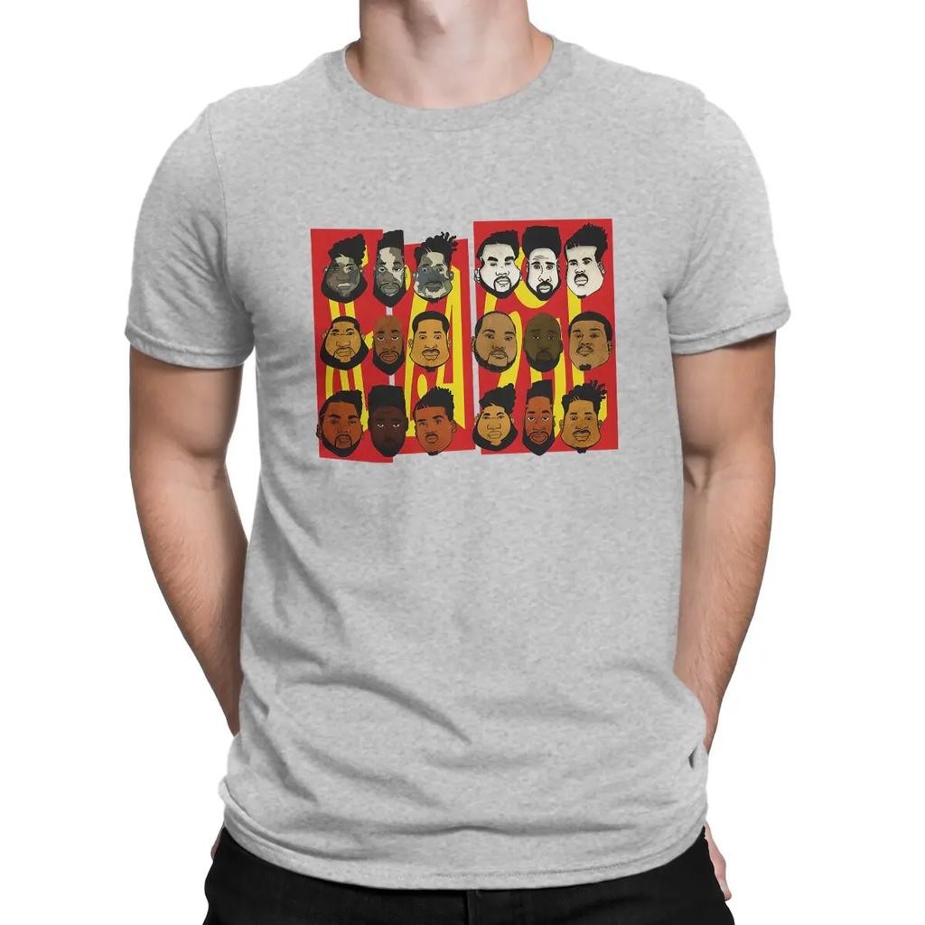 De La Soul Cartoon Head T Shirts for 100% Cotton Vintage T-Shirts Round Collar American Hip-Hop Groups Tee Shirt Short Unisex