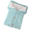 Baby Winter Newborn Wrap Warm Swaddle Blanket Knit Sleep Bag Sack Wrap Stroller