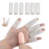 2\5pcs Soft Silicone Finger Protector Gel Tubes Little Toe Protector Corn Pain Relief Sleeve Cover Toe Separators Foot Care Tool