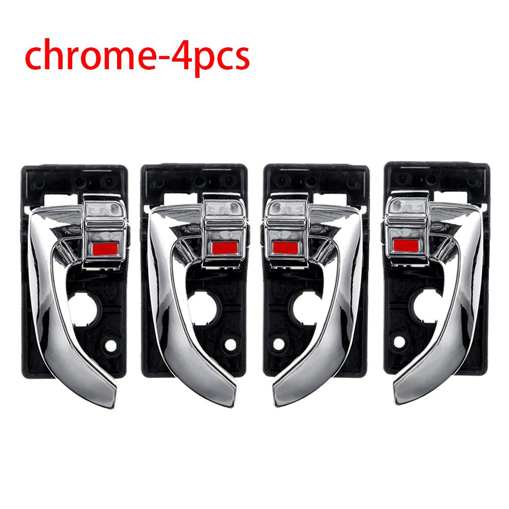 Ручка двери салона левая правая передняя задняя хромированные ручки для Hyundai Tucson 2005 2006 2007 2008 2009