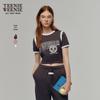 Teenie Weenie Women's Vibrant Colorblock Short Sleeve T-Shirt