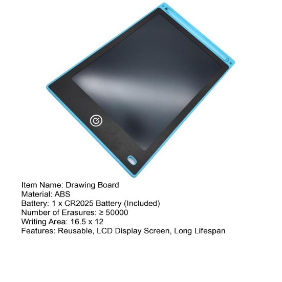 Durable Long Lasting Write Repeatedly ABS LCD Screen Drawing Board Child Accessories