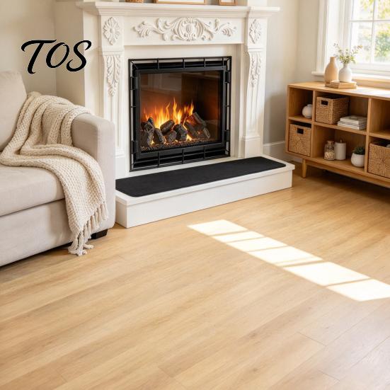 Flame Resistant Hearth Rug Fireproof Fireplace Mat, Three Layer for Wood Heat Home Stove, Floor Mat Indoor Stove Spark Guard