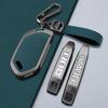 Декоративные накладки Чехол-брелок для автомобильного ключа из цинкового сплава + кожи для Kia Ceed ProCeed GT Niro K5 DLS Optima Seltos Cadenza K7 K8 XCeed