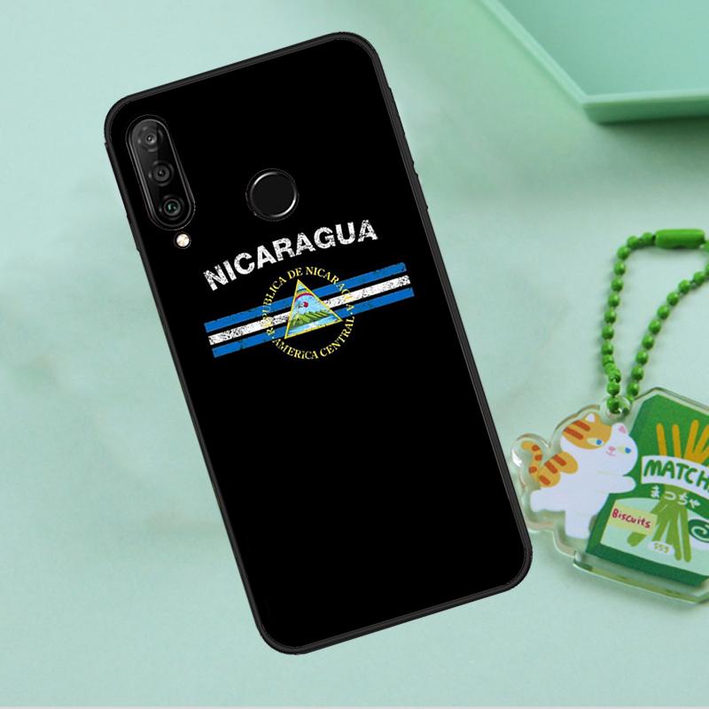 Флаг Никарагуа Для Huawei Nova 12s 12i 11i 7i 8i 9 10 SE Y91 Y90 Y60 Y70 Y72 Y61 P60 Pro P30 P40 Lite Чехол