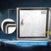 NEMA Stainless Steel Enclosure, 12 x 12 x 8'' NEMA 4X Steel Electrical Box, IP66 Waterproof & Dustproof, Outdoor/Indoor Electrical Junction Box, with
