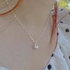 Love Necklace Femininity Internet Celebrity Fashionable Metal Peach Heart Collarbone Chain Tide Light Luxury Heart Shape Chain