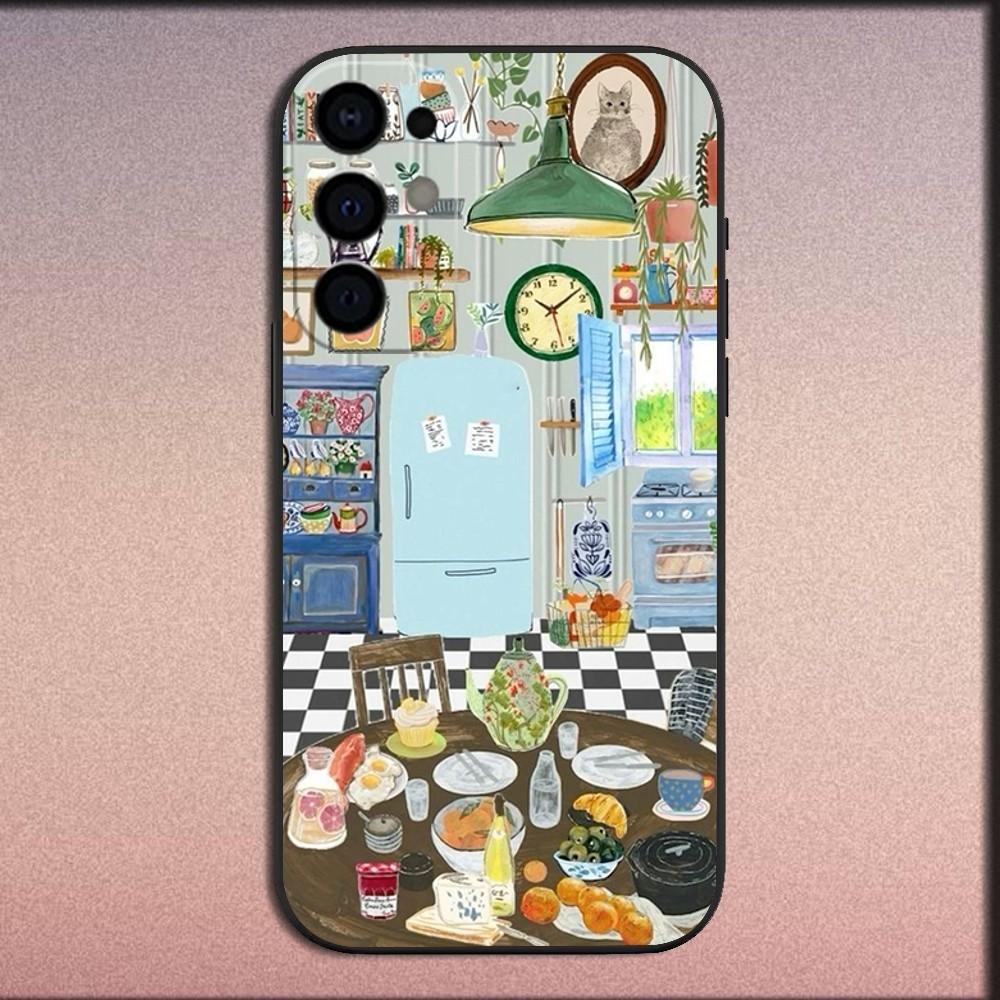 Чехол для телефона с картиной Анри Матисса для Samsung S25, S24, S21, S22, S23, S30, Ultra, S20, Plus, Fe, Lite, Note, 10, 9, 5G Черный Мягкий Чехол