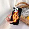 Чехол для телефона с нотой скрипичного ключа для iPhone 17 Air 16 15 14 11 12 13 Pro MAX Plus coque Cover Shell