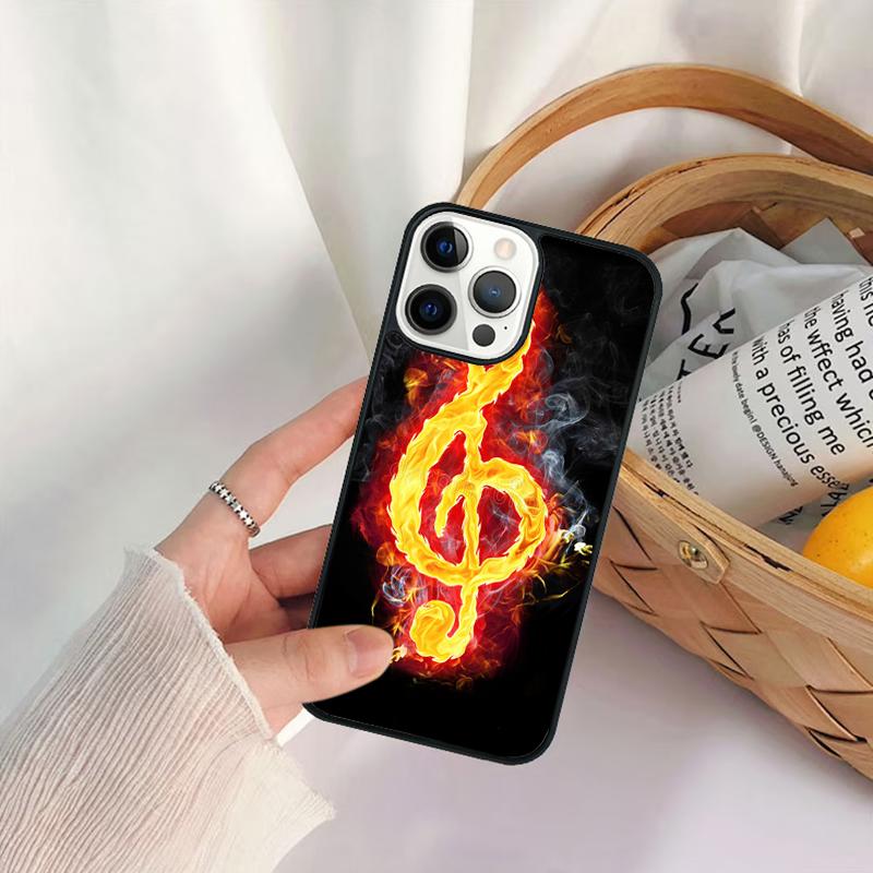 Чехол для телефона с нотой скрипичного ключа для iPhone 17 Air 16 15 14 11 12 13 Pro MAX Plus coque Cover Shell