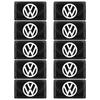 Carbon Fiber Steering Wheel Car Logo Emblem 3D Stickers Styling for VW Polo Passat ZB5 B6 B7 T4 T5 Golf 4 5 6 Tiguan Jetta Gol