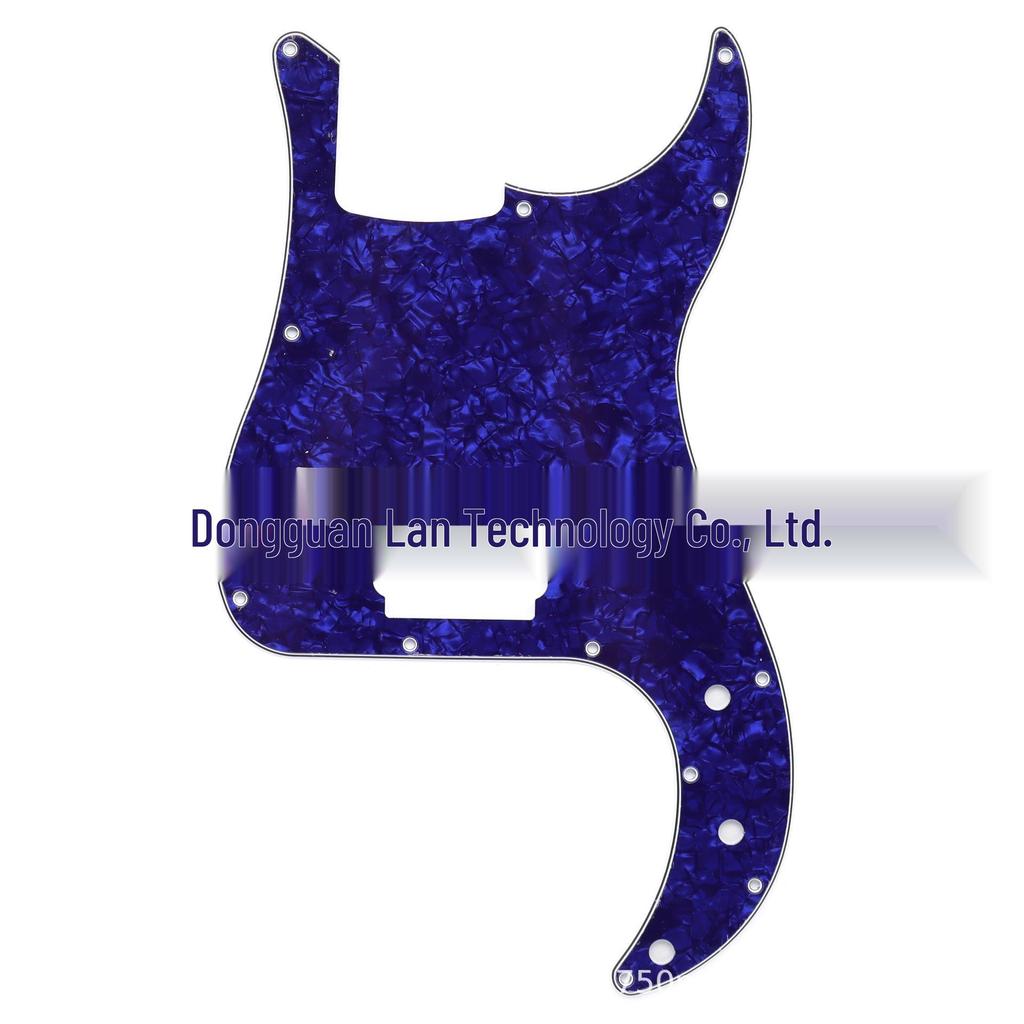PB Bass Pickguard 13-Hole Front Cover Plate for Electric Bass - Protective Instrument Accessory