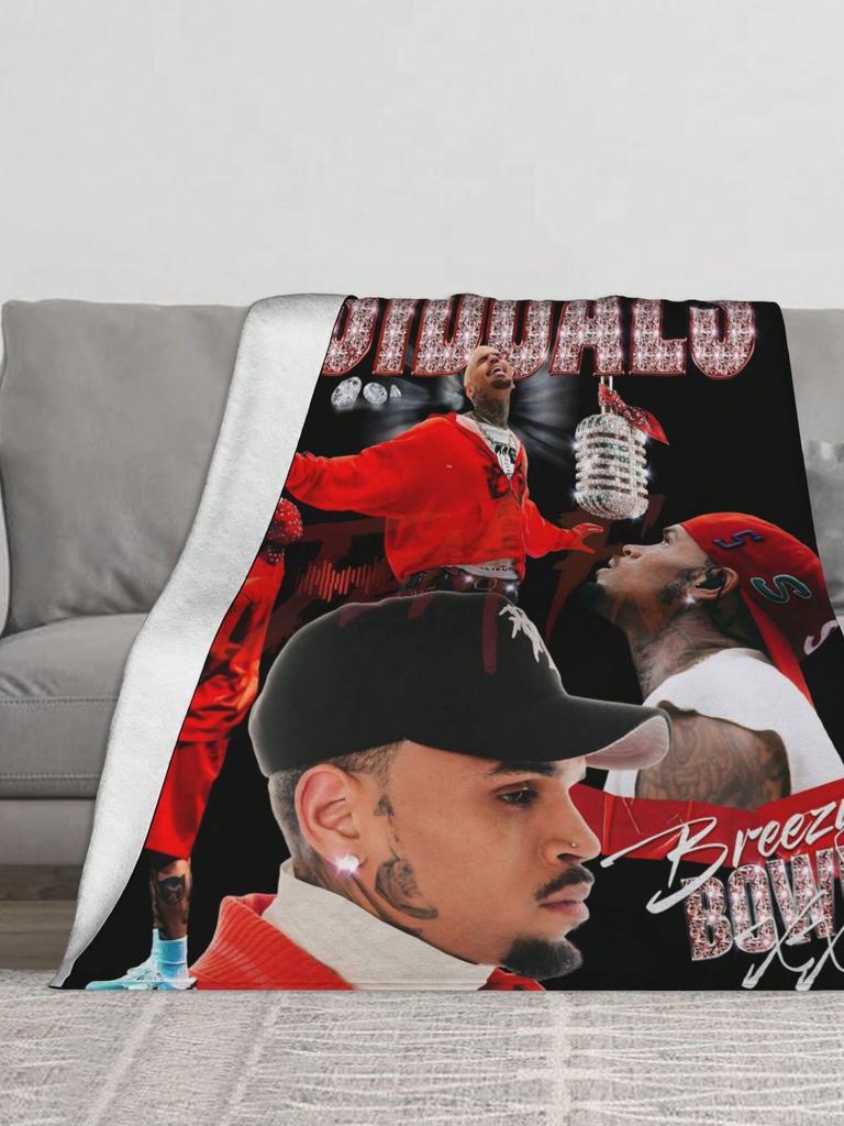 Chris Throw Brown Throw Blanket Fuzzy Soft Cozy Blankets Warm Lightweight Plush Fleece Throws For Chair Bed Couch