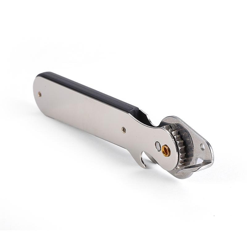 Ручной консервный нож из нержавеющей стали, кухонный прокалыватель для банок, открывалка для бутылок вина и пива для ресторана, дома, кемпинга