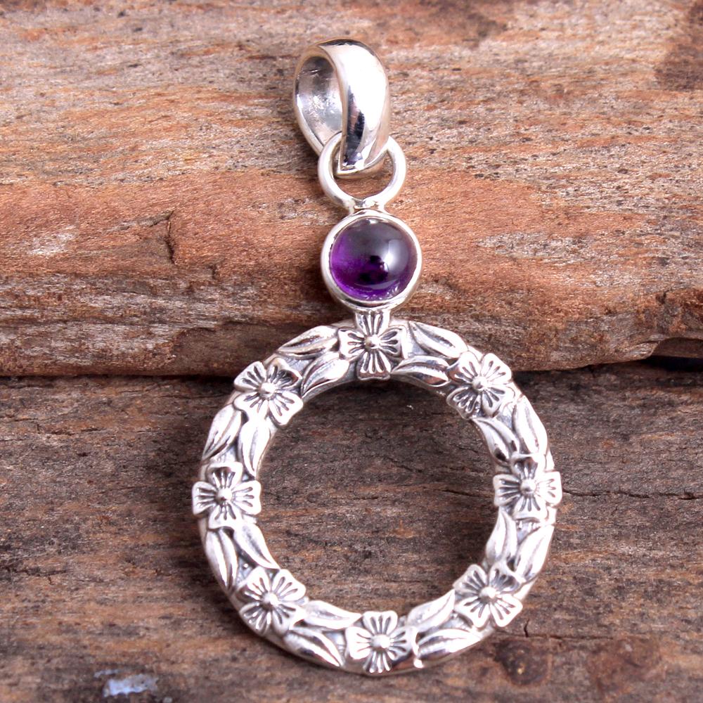 Подвеска ручной работы с синим топазом, перидотом, аметистом, ларимаром, цитрином, 100% стерлингового серебра 925 пробы, ювелирные украшения