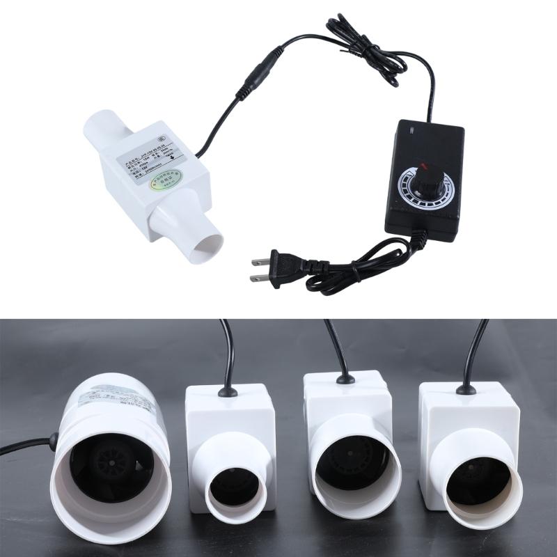 Встраиваемый канальный вентилятор с регулятором скорости 12 В Вентиляционный вытяжной вентилятор Канальный вентилятор для нагрева воздуха Охлаждающий бустер