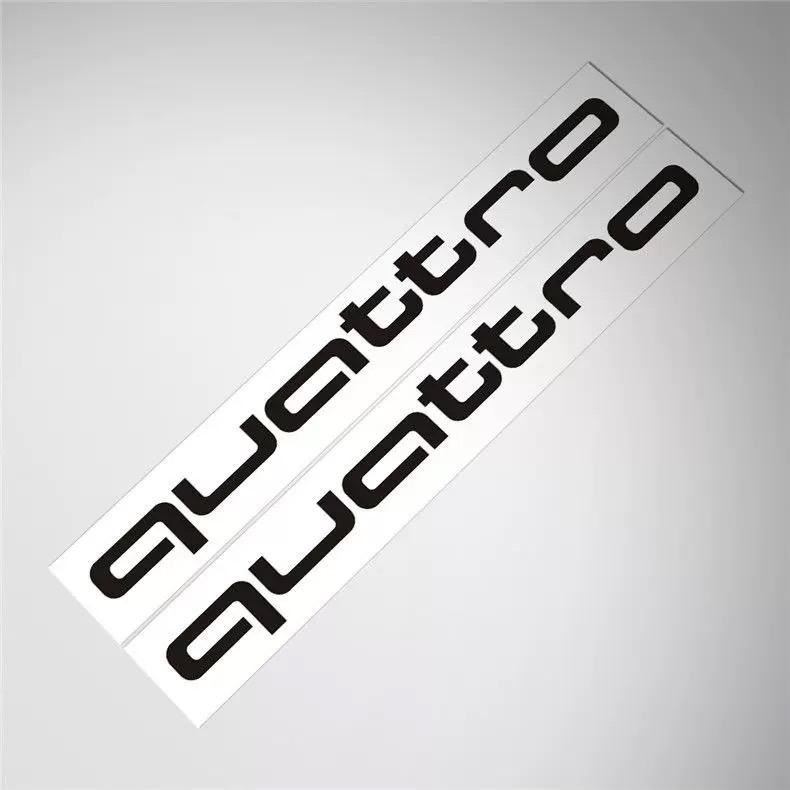 2026 2pcs Car Body Reflective Stickers Decorative Stickers For AQ3 Quattro A1 A3 A4 A5 A6 A7 A8 Q2 Q3 Q5 Q7 S2 S3 S4 TT