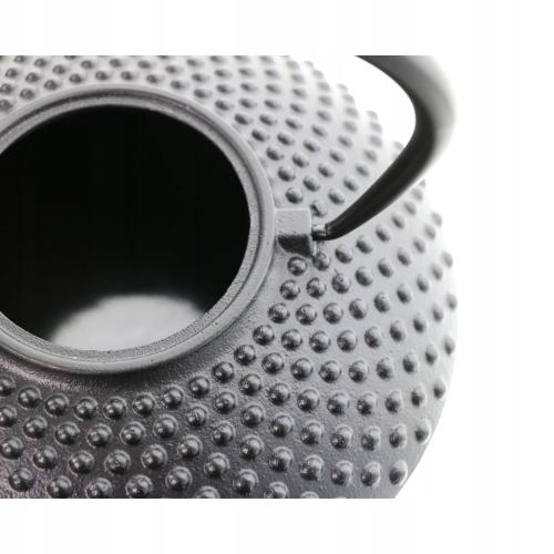 Cast Iron Kettle 1.25L Infuser With Strainer For Brewing Tea And Herbs