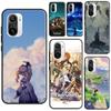 Чехол с изображением аниме Genshin Impact для POCO F3 F1 F2 M3 M4 X4 Pro GT X3 Pro, чехол для Xiaomi Mi 11 Lite 12 X Mi 11T Pro