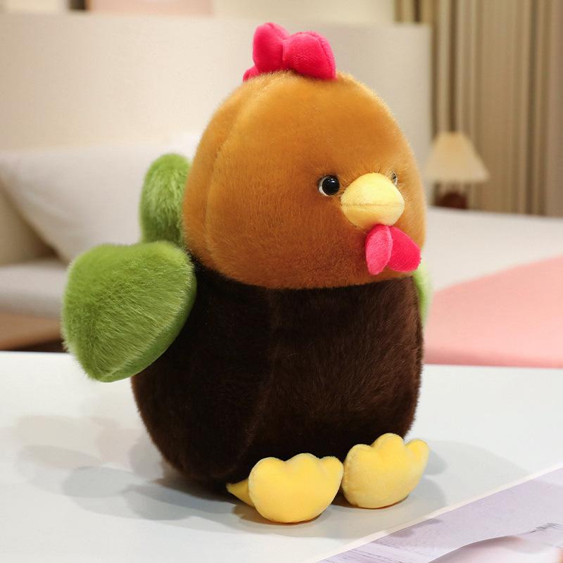 Cute Plush Hen Chicken Toy, Realistic Hen Stuffed Animal, Soft Brooder Chick Decorative Gift for Kids