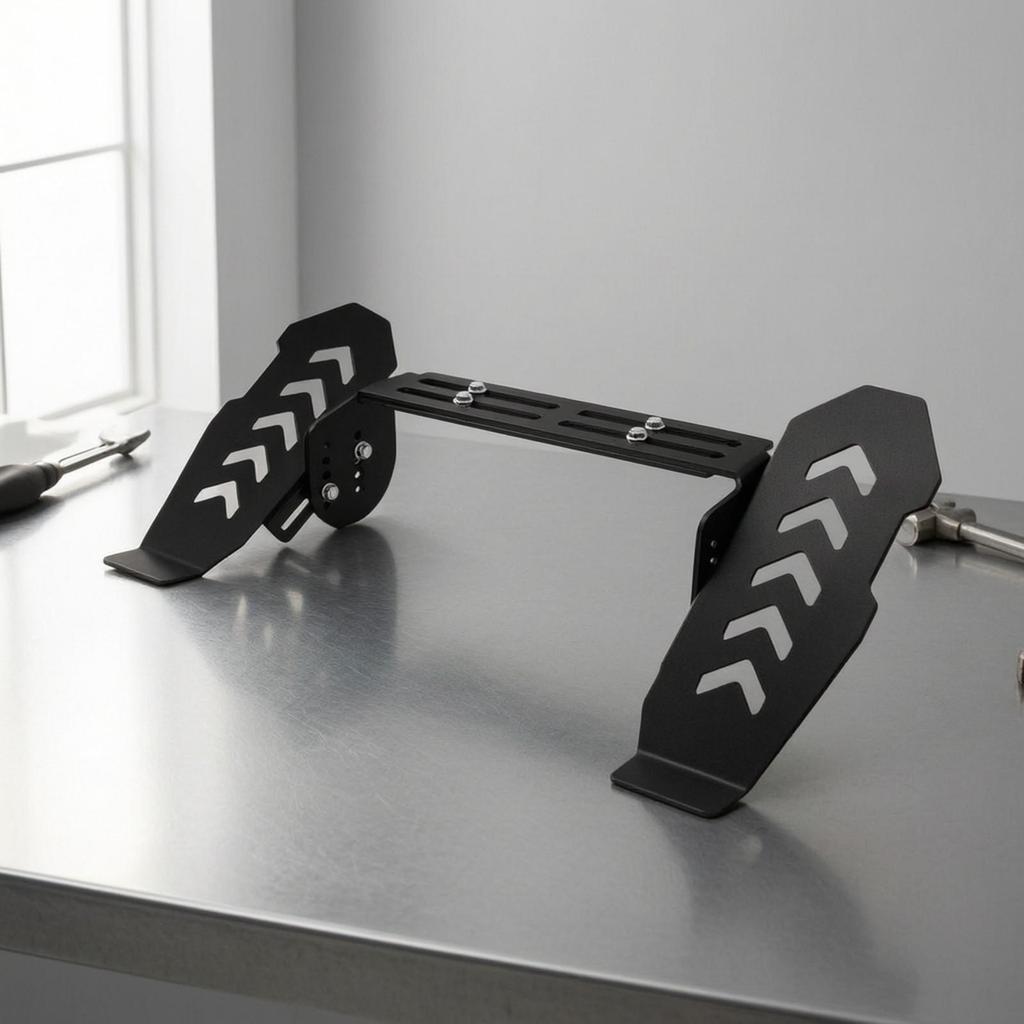 Electric Vehicle Foot Pedal Universal Footrest with Anti-Slip Plates Aftermarket