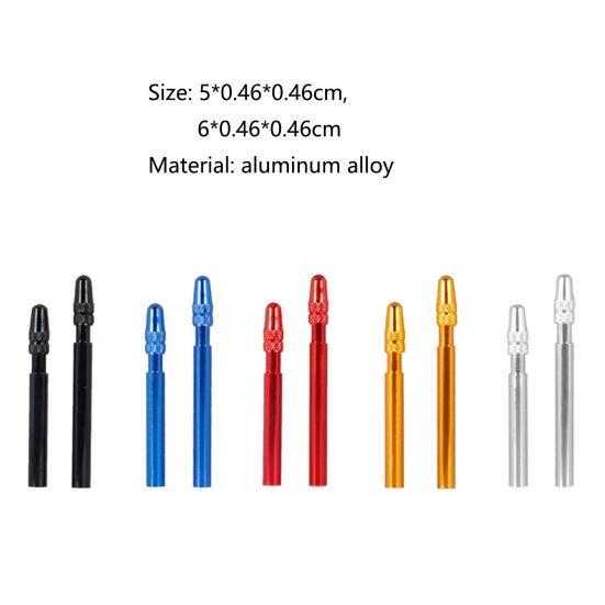 2 шт. удлинитель клапана, высокая прочность, различные характеристики, аксессуары, простая установка, удлинительная насадка клапана для велосипеда