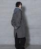 XTONZ Xj143 Military Vintage Washed Long M-65 Field Jacket (Charcoal)